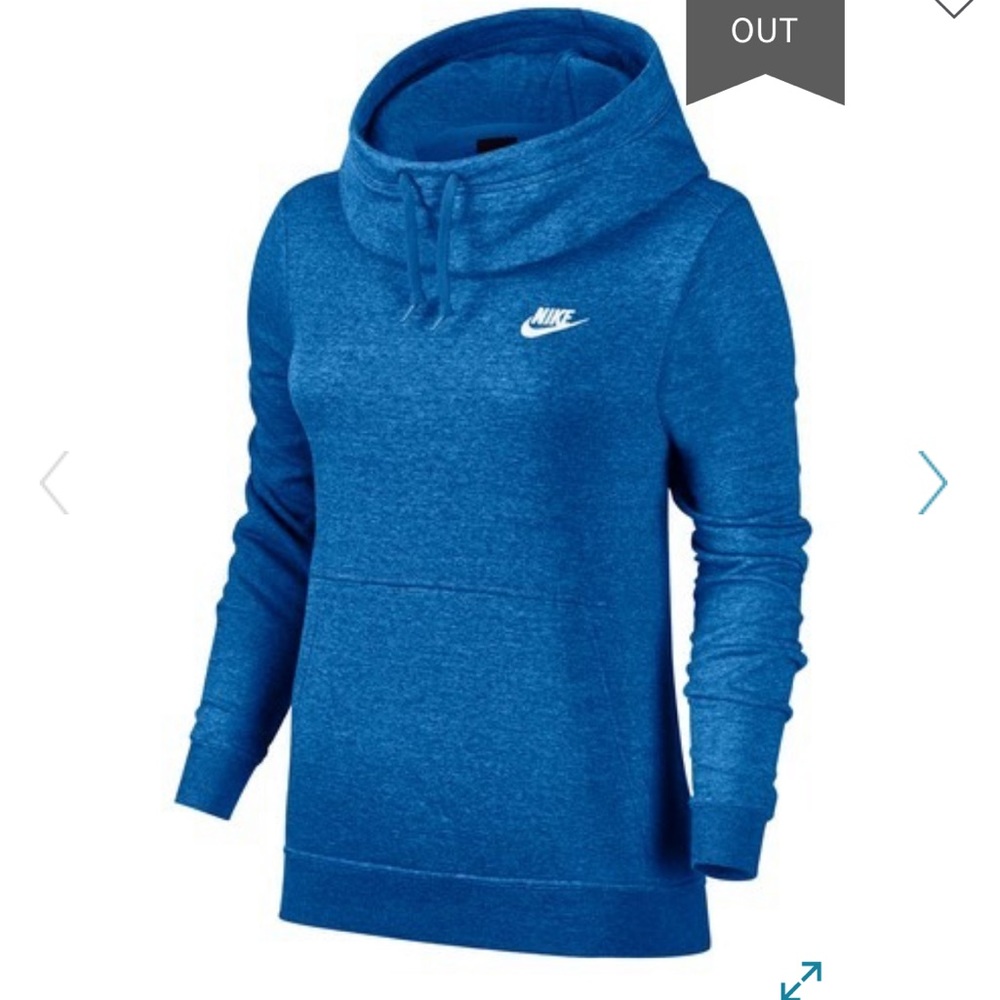 Nike funnel neck fleece hoodie